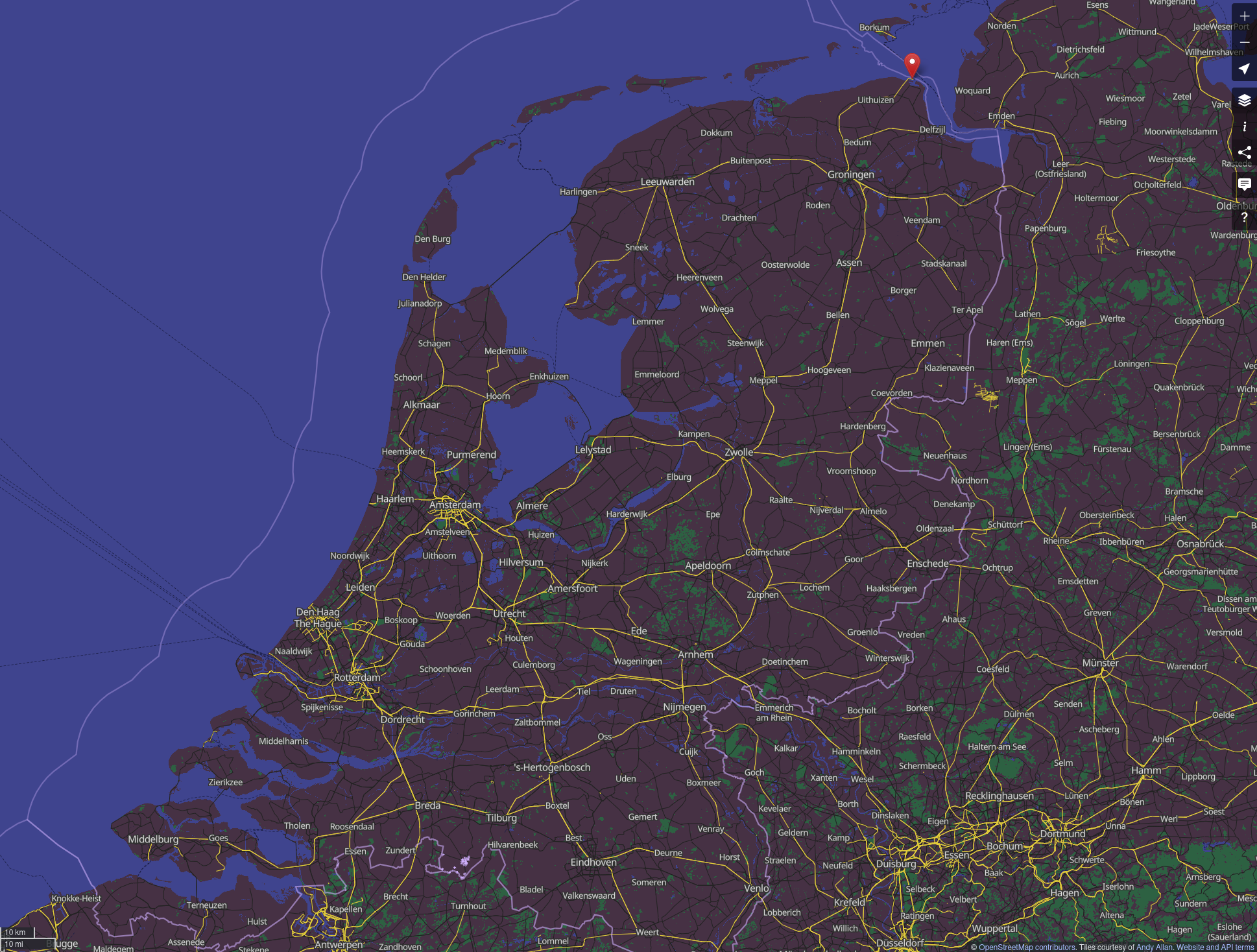 Eemshaven is a city in the far north east of the Netherlands